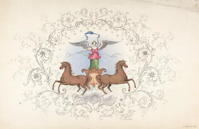 Design for Panel Decoration by J. Hulme — digital art print download
