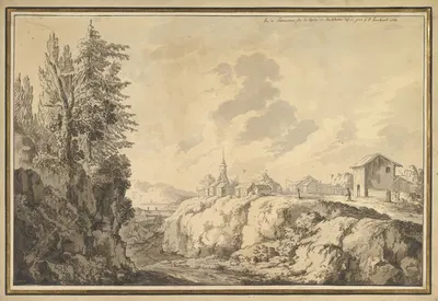 View of Svenarum in the Province of Småland, Sweden by Якоб Филипп Хакерт — digital art print download