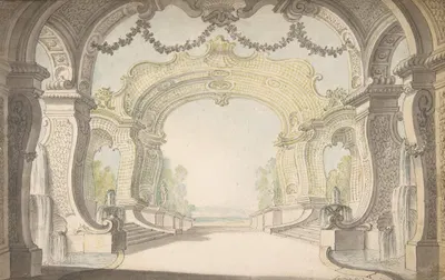 Study for a Stage Set by Жак де Лажу — digital art print download