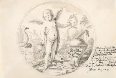 Allegory of Virtue by Johannes Meyer the Younger, 1692 — digital art print download