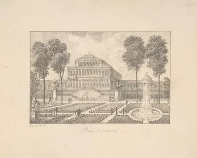 A Ruler's Palace by Joseph Rose Lemercier — digital art print download
