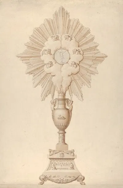 Design for a Monstrance (Presented to the City of Trieste by King Louis XVIII) by Луи Лафит — digital art print download