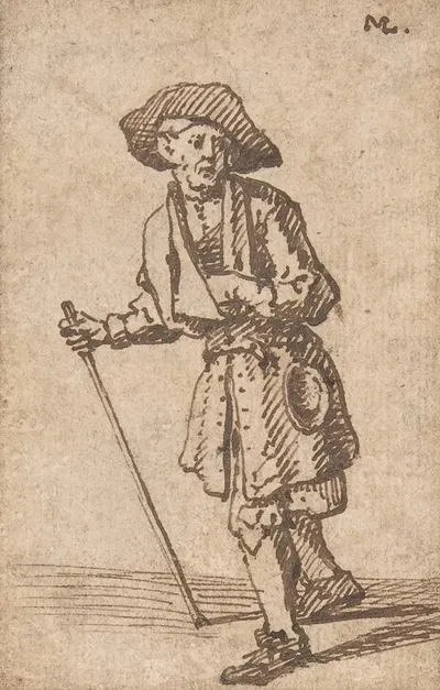 An Itinerant by Marcellus Laroon the Elder, 1670–1702 — digital art print download