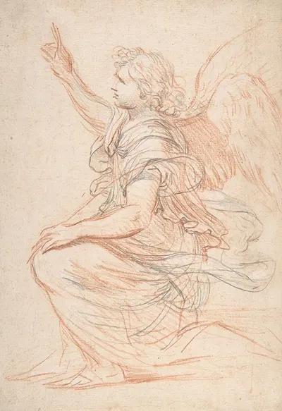Study for the Archangel Gabriel by Николя Миньяр — digital art print download