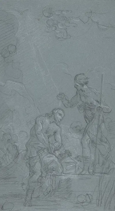 The Baptism of Christ by Нёль Алле — digital art print download