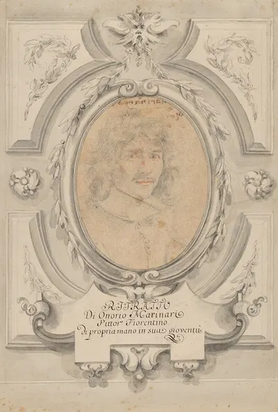 Self-Portrait by Onorio Marinari, 1627–1715 — digital art print download
