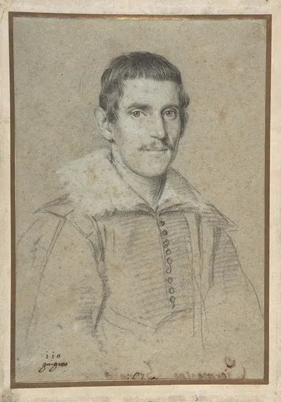 Portrait of Piermarino Bernabò by Ottavio Leoni, 1618 — digital art print download