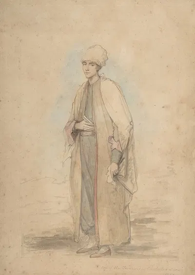 Son of the Tunisian Ambassador by Озияс Хамфри, 1780 — digital art print download