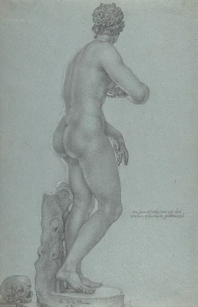 Venus de' Medici; view from the back by Петер ван Линт, 1640 — digital art print download