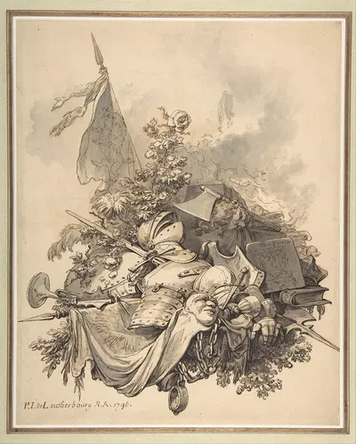 The House of York by Филип Джеймс де Лутербург, 1796 — digital art print download