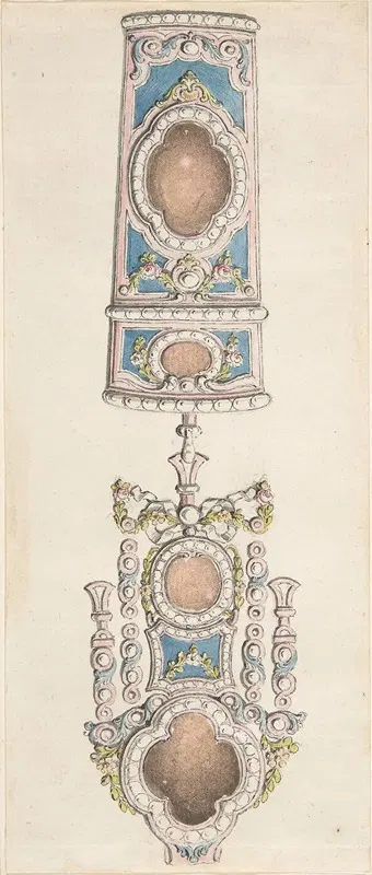 Designs for a Chatelaine and an Etui by Pierre Moreau — digital art print download