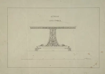 Design for Loo-Table by Robert William Hume, 1835–1900 — digital art print download