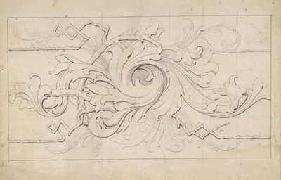 Designs for borders and corners, acanthus by Robert William Hume, 1830–1904 — digital art print download