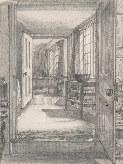 A Cottage Parlour by Francis Seymour Haden, 1838–1910 — digital art print download