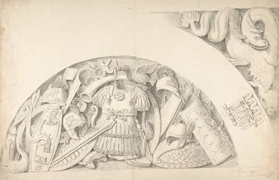 Study of Classical Ornament and Detail by Thomas Hardwick — digital art print download