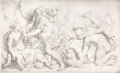 Massacre of the Innocents by Виллем Ван Мейрис — digital art print download