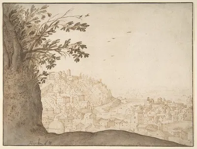 View of Rome by Виллем ван Нейландт младший — digital art print download
