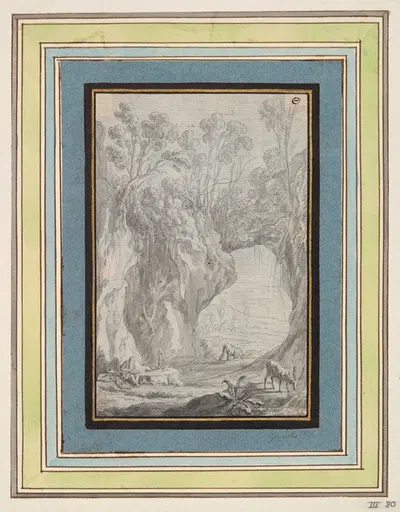 St. Jerome in the Wilderness by Авраам Генойелс II — digital art print download