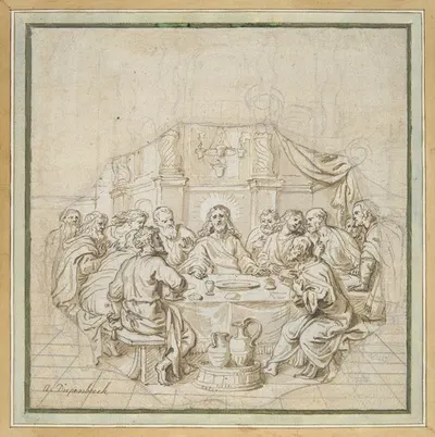 The Last Supper by Абрахам ван Дипенбек — digital art print download