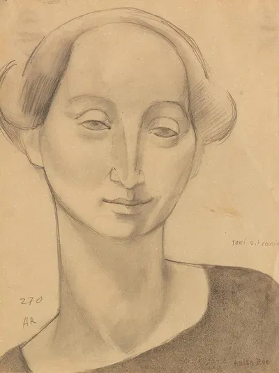 Frauenbildnis, Toni Uhde's Cousine by Anita Rée — digital art print download