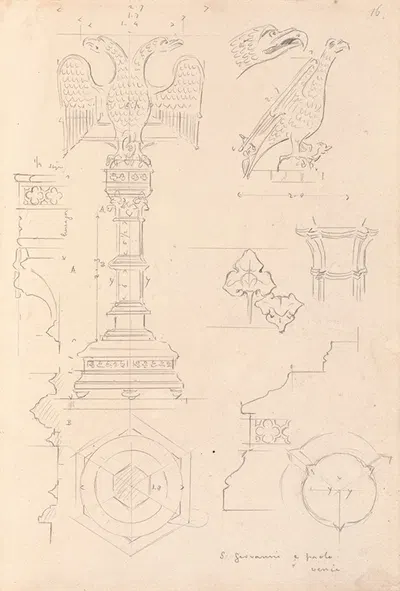 Sketches, Volume three by Augustus Pugin, 1847 — digital art print download