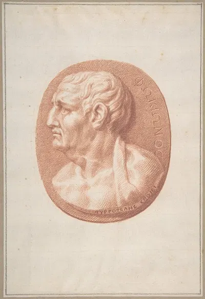 Presumed Portrait of Phocion by Бернар Пикара — digital art print download