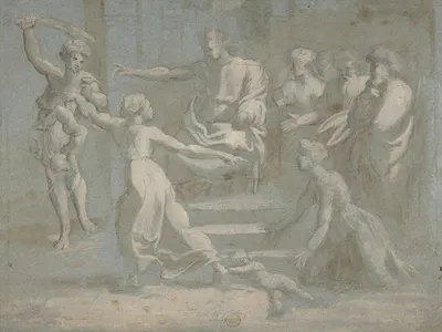 The Judgment of Solomon, after Raphael by Biagio Pupini — digital art print download