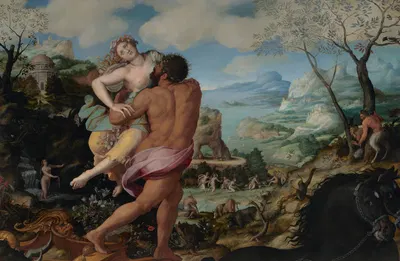 The Abduction of Proserpine by Алессандро Аллори, 1570 — digital art print download
