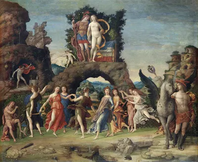 La Parnasse by Андреа Мантенья, 1496-1497 — digital art print download