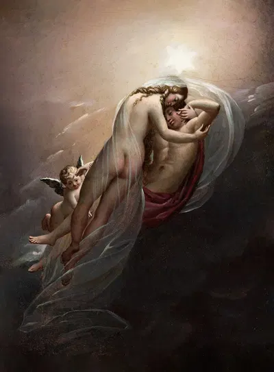 Aurora and Cephalus by Anne Louis Girodet-Trioson — digital art print download