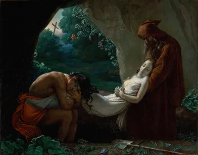 Burial of Atala by Anne Louis Girodet-Trioson — digital art print download