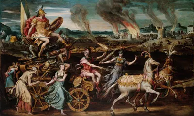 The Triumph Of mars by Антуан Карон — digital art print download