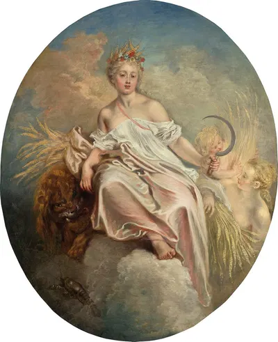 Ceres (Summer) by Жан-Антуан Ватто — digital art print download