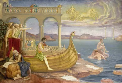 The Building of The 'argo' by Антон Деркиндерен, 1901 - 1911 — digital art print download