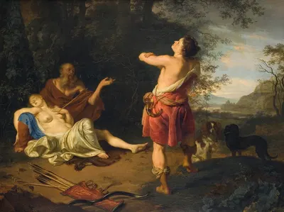 Cephalus and Procris by Ари де Войс, 1675 — digital art print download