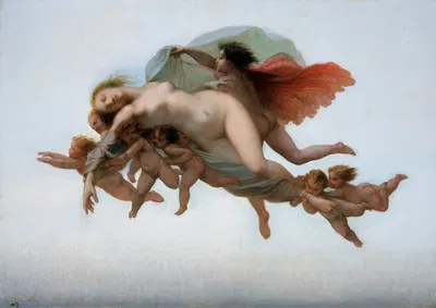 Psyche by Огюст Бартелеми Глез, 1856 — digital art print download