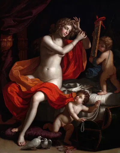 The Toilette of Venus by Бенедетто Дженнарі — digital art print download
