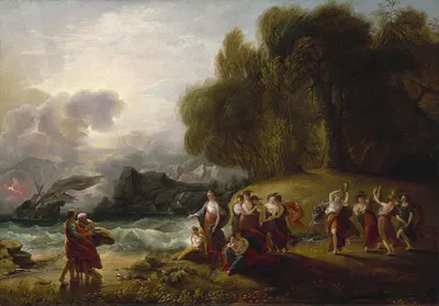 Telemachus and Calypso by Benjamin West — digital art print download