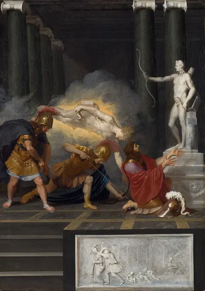Achilles wounded in the Heel by Bertholet Flemalle — digital art print download