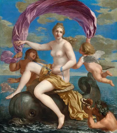The Triumph of Galatea by Charles Alphonse Du Fresnoy — digital art print download