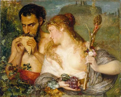 Nymph and Faun by Эрнст Йозефсон, 1878 — digital art print download