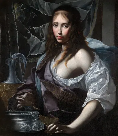 Artemisia Prepares To Drink The Ashes of Her Husband, mausolus by Феличе Фикерелли — digital art print download