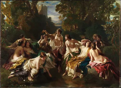 Florinda by Franz Xaver Winterhalter, 1853 — digital art print download