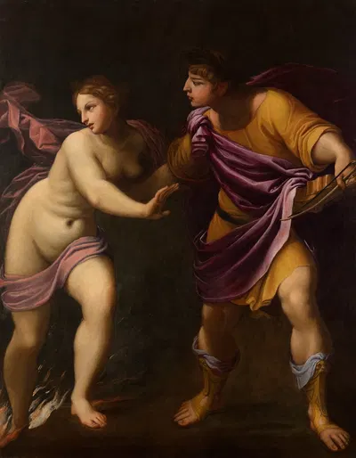 Orpheus And eurydice by Гвидо Рени — digital art print download