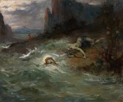 The Death of Orpheus by Анри Леопольд Леви — digital art print download