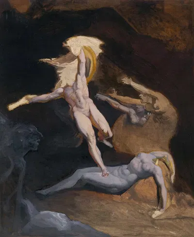 Perseus Starting from the Cave of the Gorgons by Henry Fuseli, 1810–1820 — digital art print download