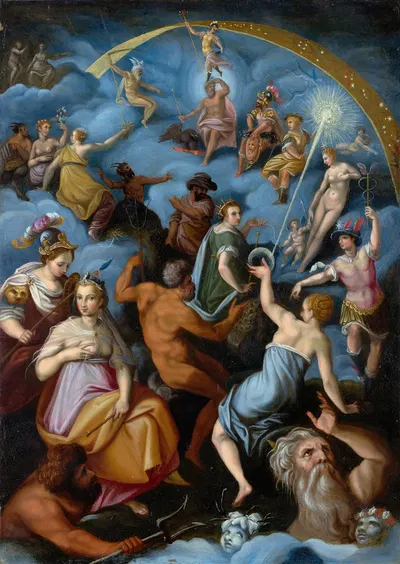 The Assembly of The gods by Якопо Цукки — digital art print download