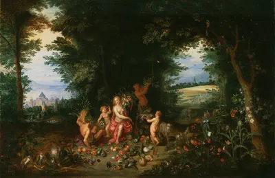 Landscape With Ceres (Allegory of Earth) by Ян Брейгель младший — digital art print download