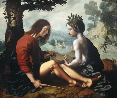 Allegory of Nature as the Mother of Art by Ян Сандерс Ван Хемессен — digital art print download