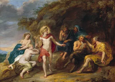 The Judgment of Midas by Ян Ван Ден Хёк — digital art print download